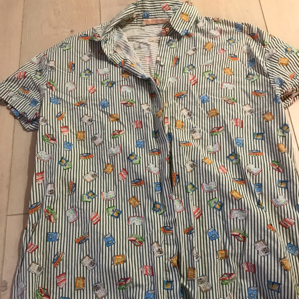 Zara button up shirt dress